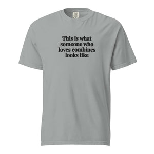The Tractor Mugs Store Granite / S This is what someone who loves Combines looks like | Unisex Premium T-shirt Quality Farmers Merch