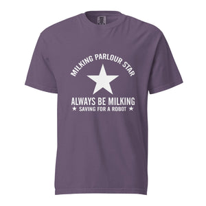 The Tractor Mugs Store Grape / S Milking Parlor Star | Unisex Premium T-Shirt Quality Farmers Merch