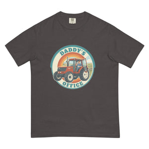 The Tractor Mugs Store Graphite FIATAGRI F130 DADDY'S OFFICE Retro | Unisex Premium T-shirt Quality Farmers Merch