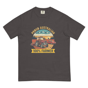 The Tractor Mugs Store Graphite Massey Ferguson 135 PROUD AUSTRALIAN 100% FARMER Outdoor | Unisex Premium T-shirt Quality Farmers Merch