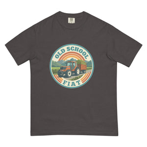 The Tractor Mugs Store Graphite / S FIATAGRI F130 OLD SCHOOL FIAT Retro | Unisex Premium T-shirt Quality Farmers Merch