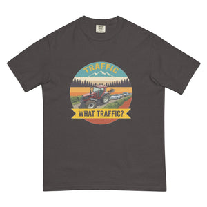 The Tractor Mugs Store Graphite / S FIATAGRI F140 TRAFFIC WHAT TRAFFIC? Outdoor | Unisex Premium T-shirt Quality Farmers Merch