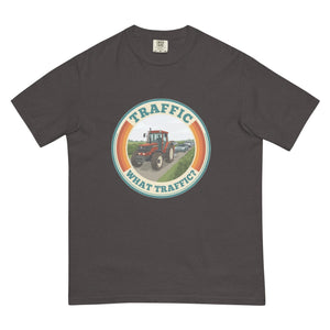 The Tractor Mugs Store Graphite / S FIATAGRI F140 TRAFFIC WHAT TRAFFIC? Retro | Unisex Premium T-shirt Quality Farmers Merch