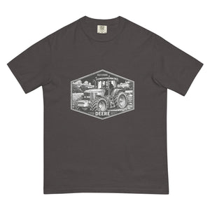 The Tractor Mugs Store Graphite / S John Deere 7810 OLD SCHOOL DEERE Moose | Unisex Premium T-shirt Quality Farmers Merch