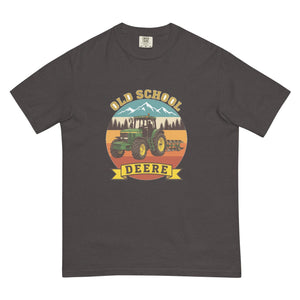 The Tractor Mugs Store Graphite / S John Deere 7810 OLD SCHOOL DEERE Outdoor | Unisex Premium T-shirt Quality Farmers Merch