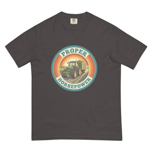 The Tractor Mugs Store Graphite / S John Deere 7810 PROPER HORSEPOWER | Unisex Premium T-shirt Quality Farmers Merch