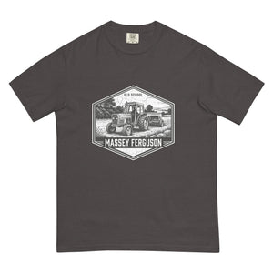 The Tractor Mugs Store Graphite / S Massey Ferguson 390T OLD SCHOOL MASSEY FERGUSON Moose | Unisex Premium T-shirt Quality Farmers Merch