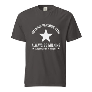 The Tractor Mugs Store Graphite / S Milking Parlor Star | Unisex Premium T-Shirt Quality Farmers Merch