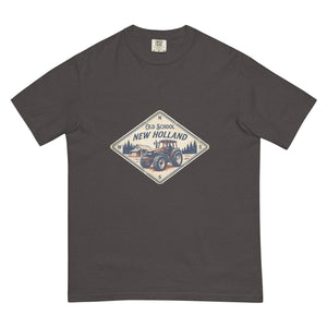 The Tractor Mugs Store Graphite / S New Holland TM 135 OLD SCHOOL NEW HOLLAND Heritage | Unisex Premium T-shirt Quality Farmers Merch