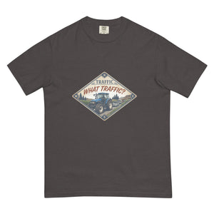 The Tractor Mugs Store Graphite / S New Holland TM 135 TRAFFIC WHAT TRAFFIC? Heritage | Unisex Premium T-shirt Quality Farmers Merch