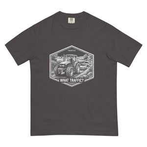 The Tractor Mugs Store Graphite / S New Holland TM 135 TRAFFIC WHAT TRAFFIC? Moose | Unisex Premium T-shirt Quality Farmers Merch