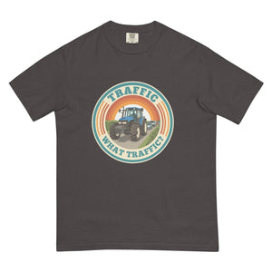 The Tractor Mugs Store Graphite / S New Holland TM 155 TRAFFIC WHAT TRAFFIC? Retro | Unisex Premium T-shirt Quality Farmers Merch
