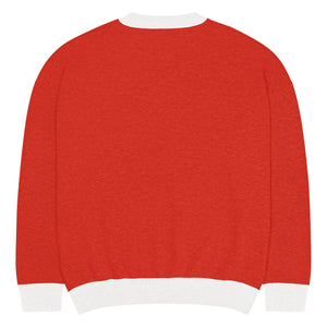 The Tractor Mugs Store Happy CASE IH Christmas Jumper | Relaxed fit knitted crew neck sweater Quality Farmers Merch