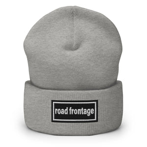 The Tractor Mugs Store Heather Grey OASIS Style 'Road Frontage' | Cuffed Beanie Quality Farmers Merch