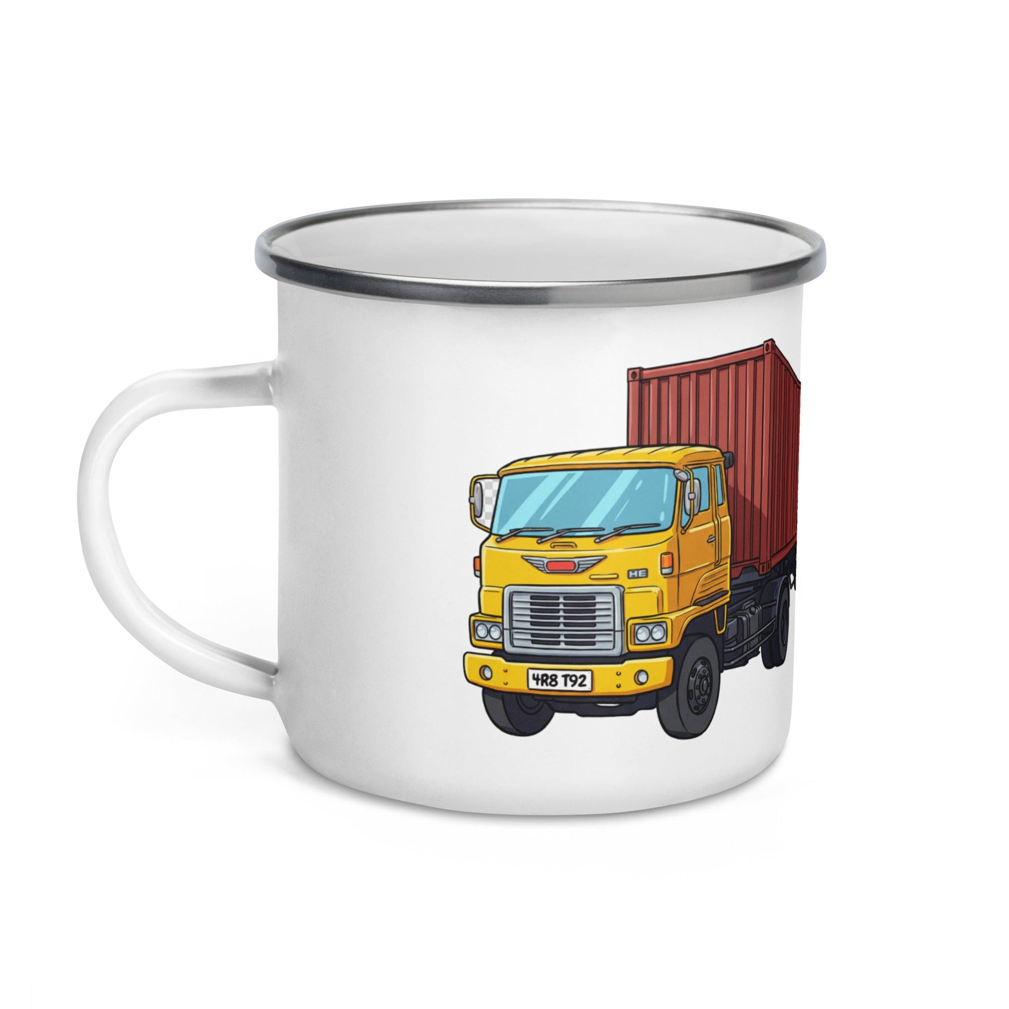 The Tractor Mugs Store HINO HE Artic | Enamel Mug Quality Farmers Merch