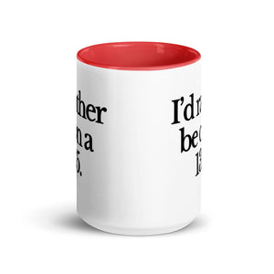 The Tractor Mugs Store I'D RATHER BE ON A 135 | Mug with Color Inside Quality Farmers Merch