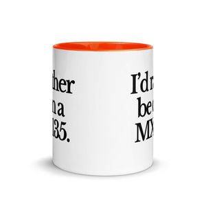 The Tractor Mugs Store I'D RATHER BE ON A MX 135 | Mug with Color Inside Quality Farmers Merch