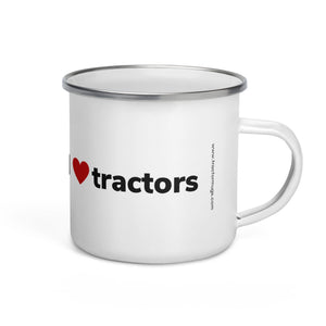 The Tractor Mugs Store I Love Tractors | Enamel Mug Quality Farmers Merch