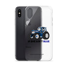 The Tractor Mugs Store If She Ain't Blue | Clear Case for iPhone® Quality Farmers Merch