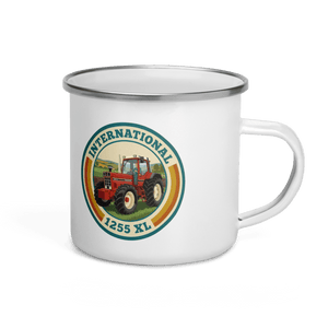 The Tractor Mugs Store International 1255 XL | Enamel Mug Quality Farmers Merch