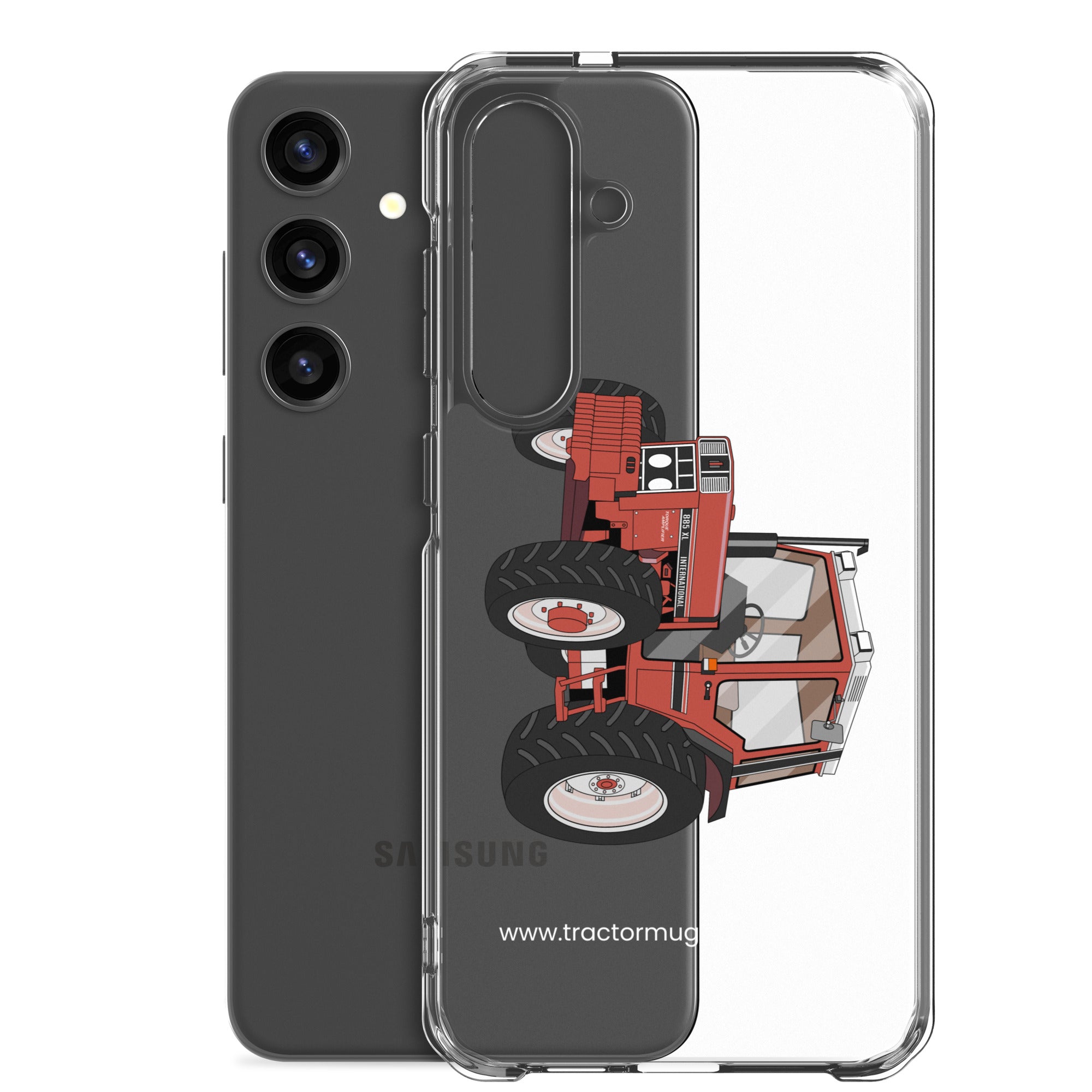 The Tractor Mugs Store International 885 XL 4WD | Clear Case for Samsung® Quality Farmers Merch