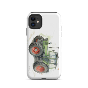 The Tractor Mugs Store iPhone 11 Fendt 308 LSA 4WD Watercolor | Tough Case for iPhone® Quality Farmers Merch