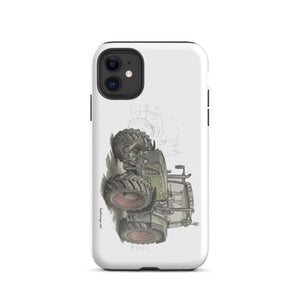 The Tractor Mugs Store iPhone 11 Fendt Favorit 818 Pencil Sketch | Tough Case for iPhone® Quality Farmers Merch