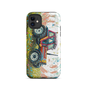 The Tractor Mugs Store iPhone 11 FIAT 90-90 DT Splash Art | Tough Case for iPhone® Quality Farmers Merch