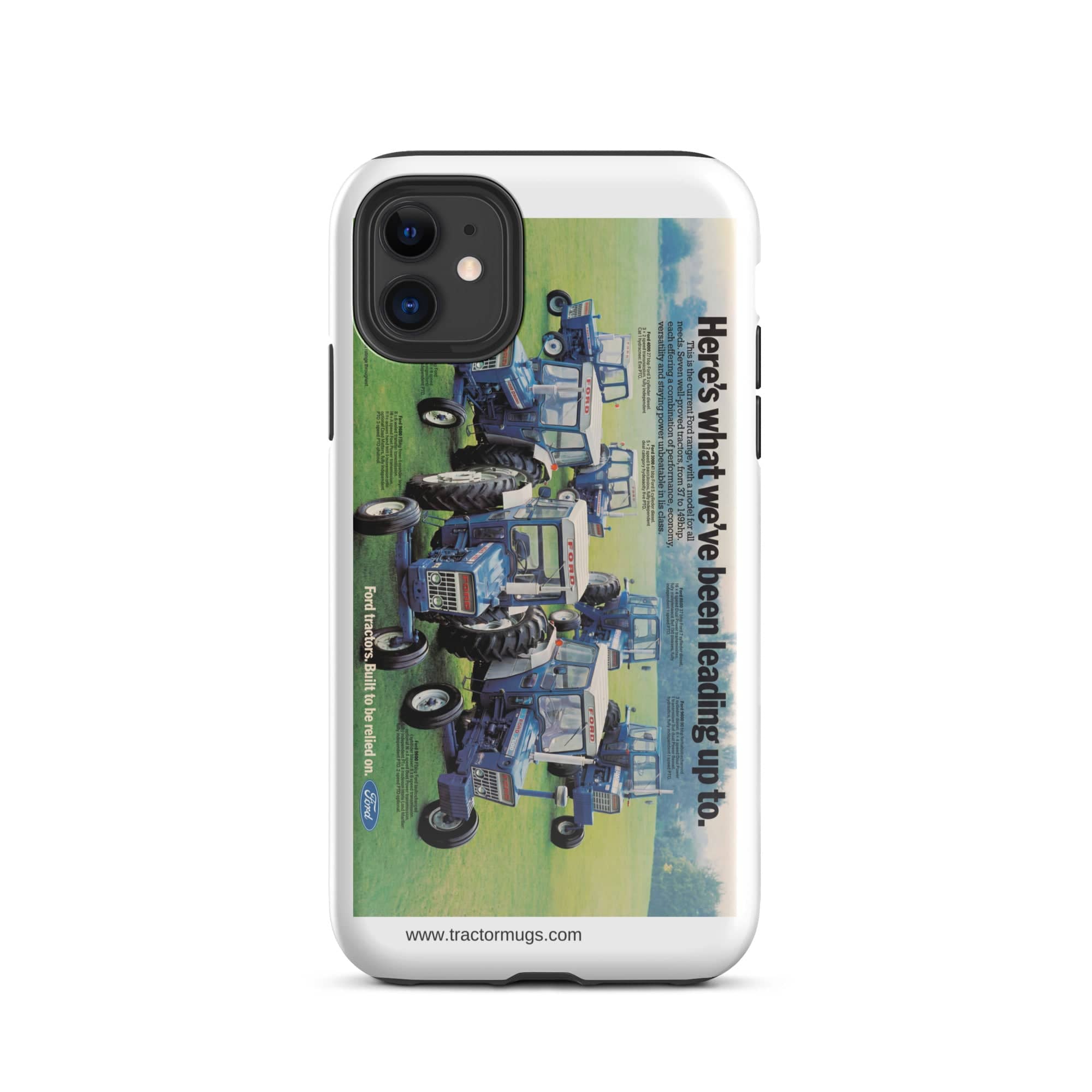The Tractor Mugs Store iPhone 11 Ford '000 Series Advert | Tough Case for iPhone® Quality Farmers Merch