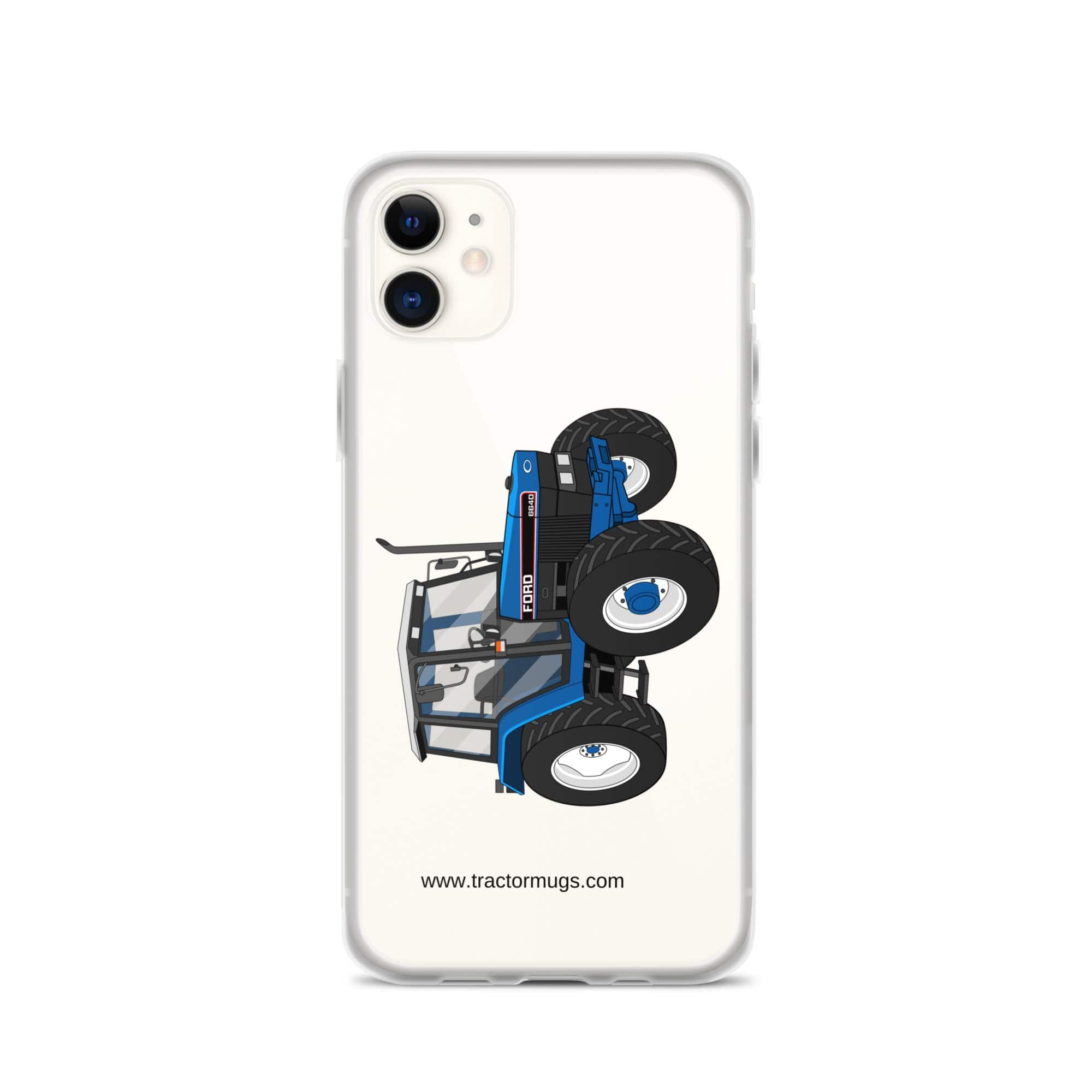 The Tractor Mugs Store iPhone 11 Ford 6640 SE 4WD  | Clear Case for iPhone® Quality Farmers Merch