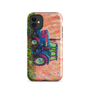 The Tractor Mugs Store iPhone 11 Ford 6640 Splash Art | Tough Case for iPhone® Quality Farmers Merch