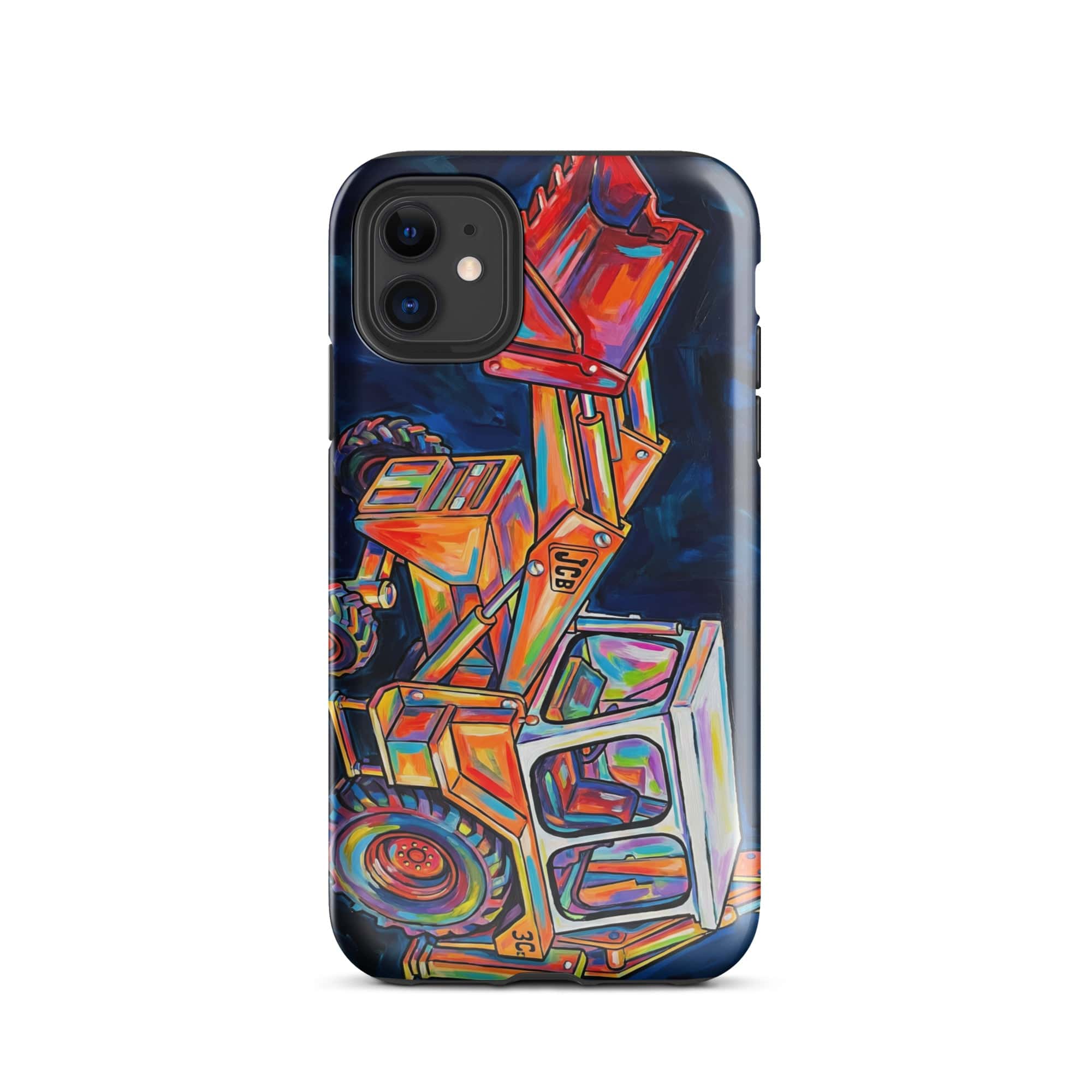 The Tractor Mugs Store iPhone 11 JCB 3C II | Splash Art Tough Case for iPhone® Quality Farmers Merch