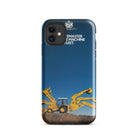 The Tractor Mugs Store iPhone 11 JCB 3CX Sitemaster Advert (1988) | Tough Case for iPhone® Quality Farmers Merch