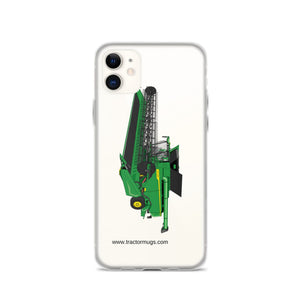 The Tractor Mugs Store iPhone 11 John Deere X9 1100 Combine | Clear Case for iPhone® Quality Farmers Merch