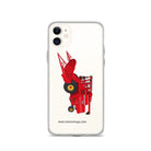 The Tractor Mugs Store iPhone 11 Massey 760 Combine Harvester | Clear Case for iPhone® Quality Farmers Merch