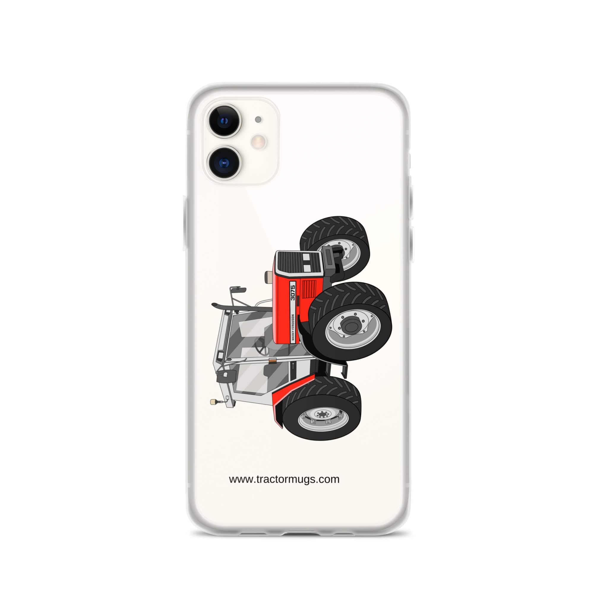 The Tractor Mugs Store iPhone 11 Massey Ferguson 3075 |  Clear Case for iPhone® Quality Farmers Merch