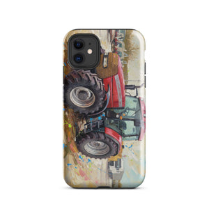 The Tractor Mugs Store iPhone 11 McCormick MTX 150 Signature Edition Splash Art | Tough Case for iPhone® Quality Farmers Merch