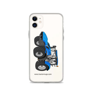 The Tractor Mugs Store iPhone 11 New Holland T6 180 Methane | Clear Case for iPhone® Quality Farmers Merch