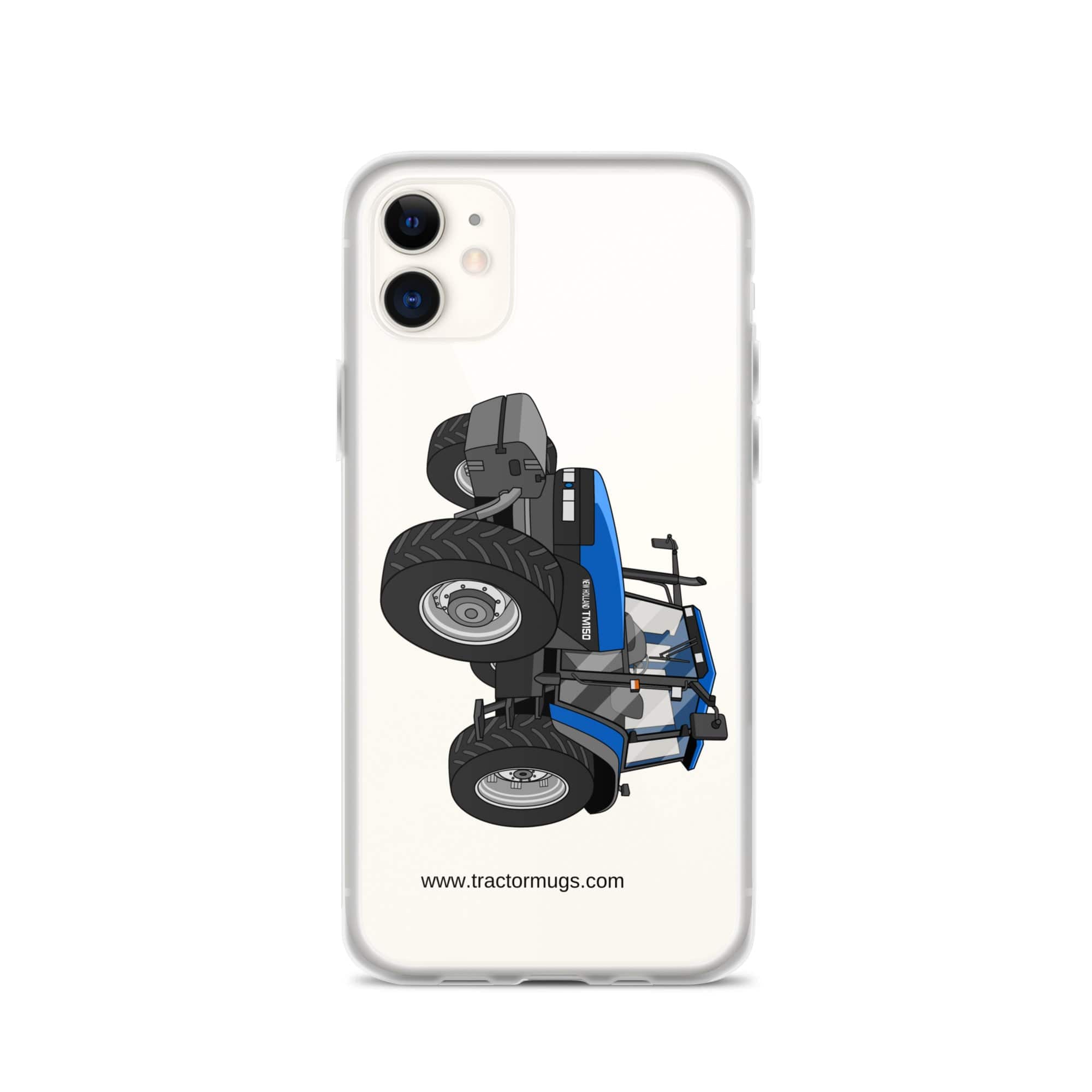 The Tractor Mugs Store iPhone 11 New Holland TM 150 Super Steer | Clear Case for iPhone® Quality Farmers Merch