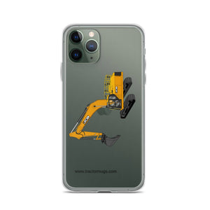 The Tractor Mugs Store iPhone 11 Pro JCB 370 LC | Clear Case for iPhone® Quality Farmers Merch