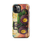 The Tractor Mugs Store iPhone 11 Pro John Deere 4755 Splash Art | Tough Case for iPhone® Quality Farmers Merch