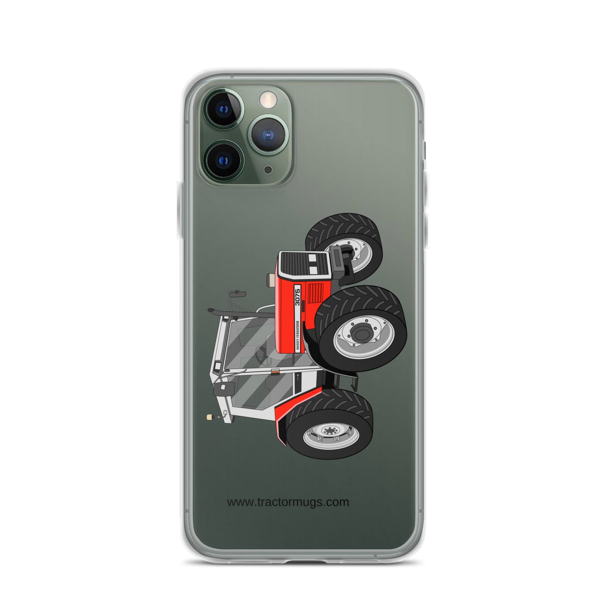 The Tractor Mugs Store iPhone 11 Pro Massey Ferguson 3075 |  Clear Case for iPhone® Quality Farmers Merch