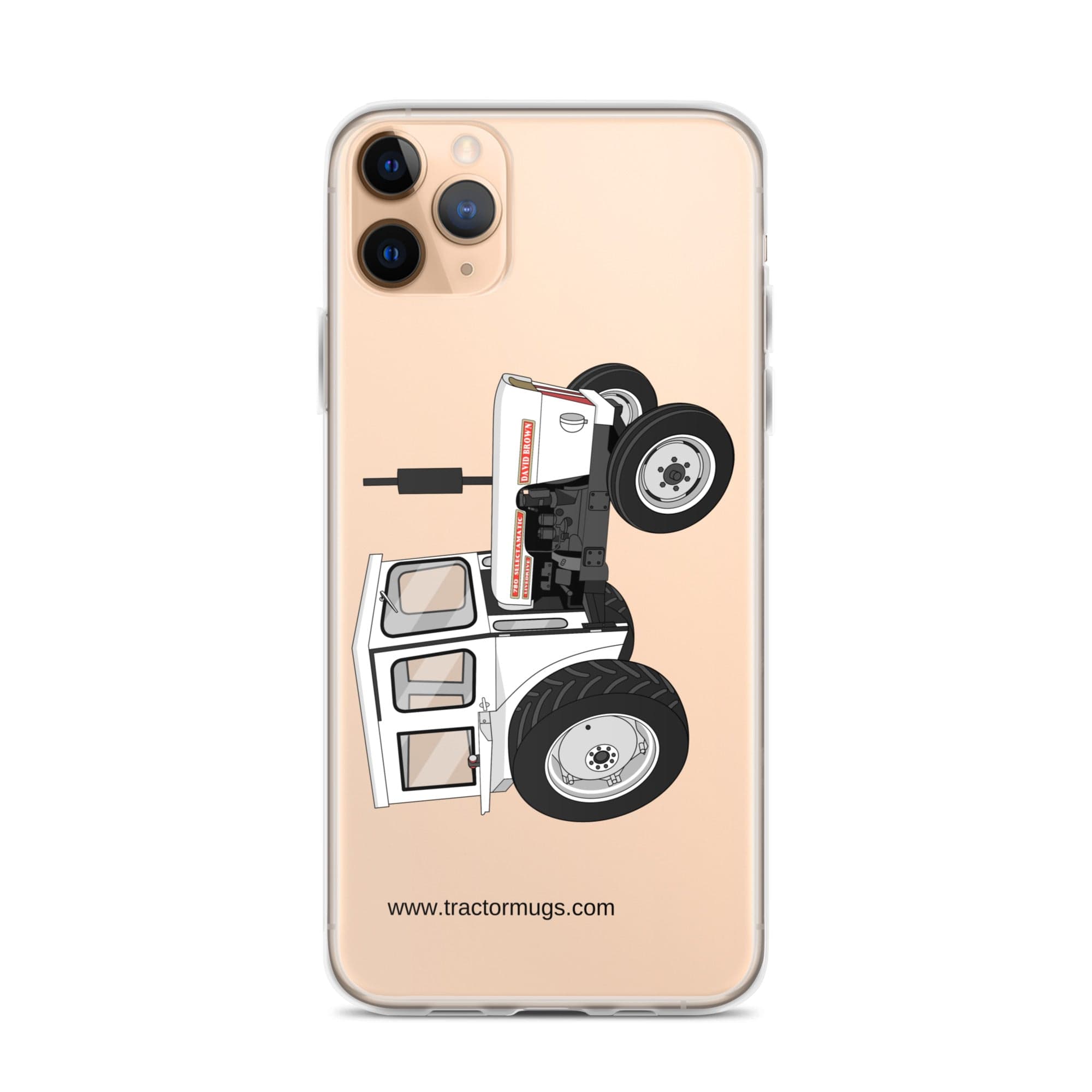 The Tractor Mugs Store iPhone 11 Pro Max David Brown 780 Selectamatic | Clear Case for iPhone® Quality Farmers Merch