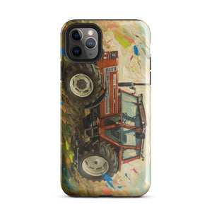 The Tractor Mugs Store iPhone 11 Pro Max FIAT 110-90 DT Splash Art | Tough Case for iPhone® Quality Farmers Merch