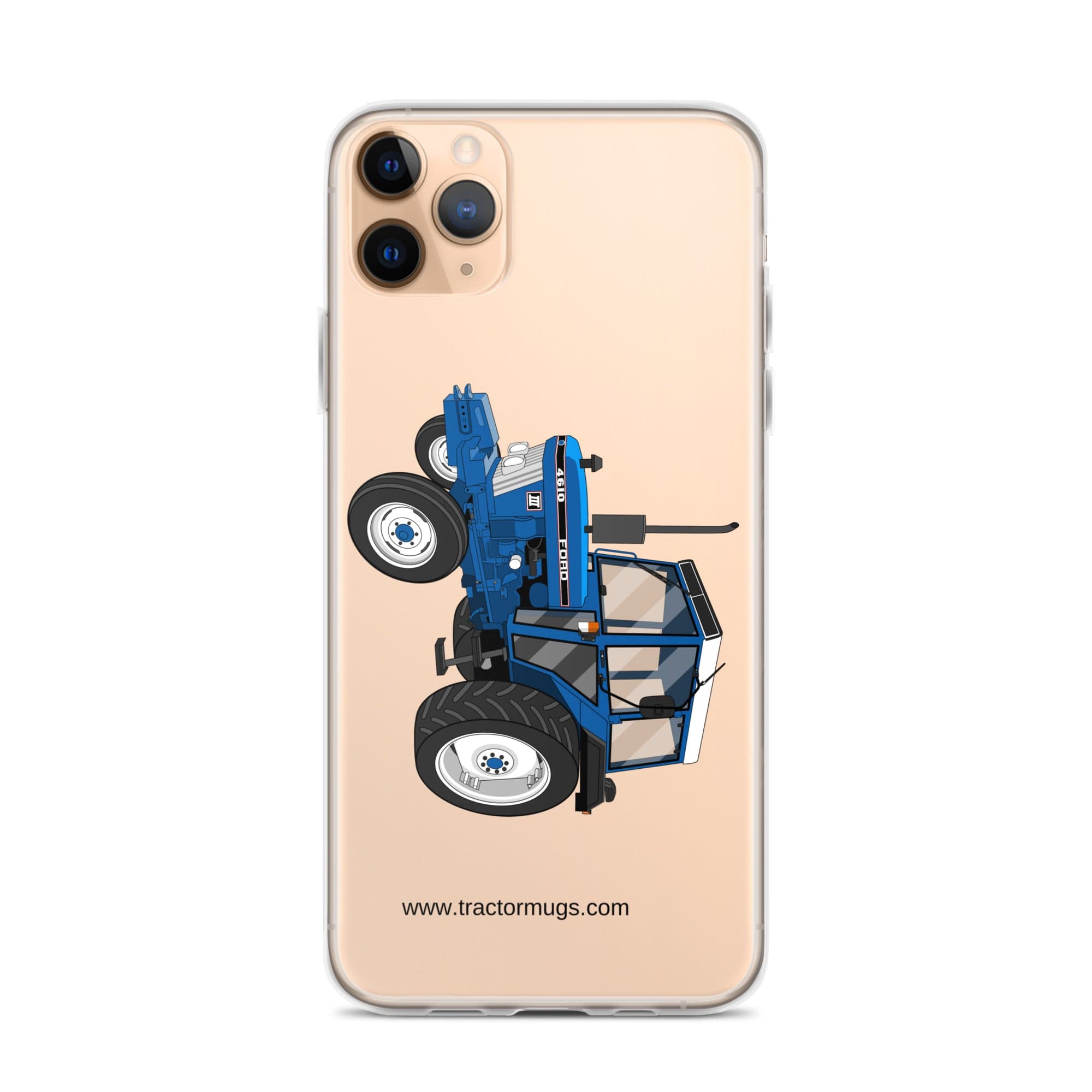 The Tractor Mugs Store iPhone 11 Pro Max Ford 4610 2WD | Clear Case for iPhone® Quality Farmers Merch