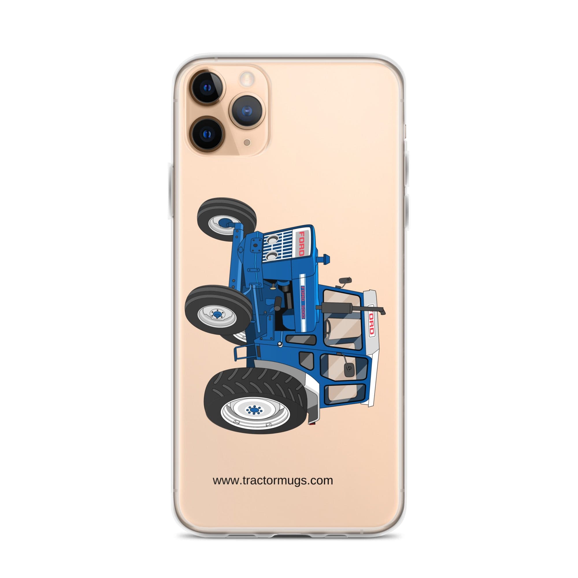 The Tractor Mugs Store iPhone 11 Pro Max Ford 5000  | Clear Case for iPhone® Quality Farmers Merch