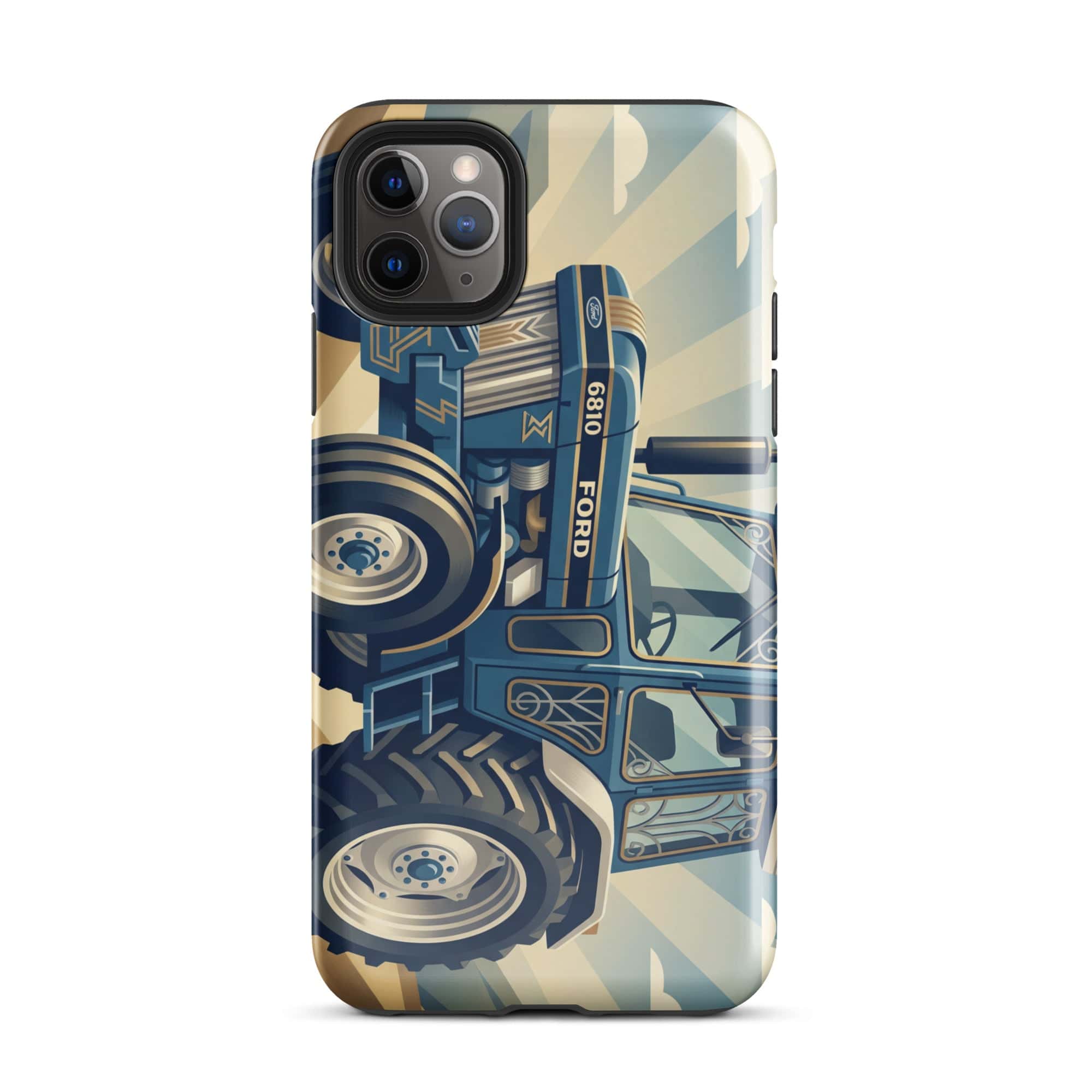 The Tractor Mugs Store iPhone 11 Pro Max Ford 6810 2WD | Art Deco Tough Case for iPhone® Quality Farmers Merch