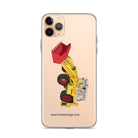 The Tractor Mugs Store iPhone 11 Pro Max JCB 4D Backhoe | Clear Case for iPhone® Quality Farmers Merch