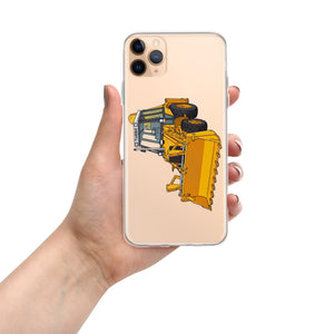 The Tractor Mugs Store iPhone 11 Pro Max JCB Grey Cab TURBO | Clear Case for iPhone® Quality Farmers Merch