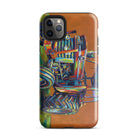 The Tractor Mugs Store iPhone 11 Pro Max Massey Ferguson 168 | Splash Art Tough Case for iPhone® Quality Farmers Merch